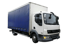 Truck Hire Comber - 7.5 Tonne Curtain Side Truck - Truck hire Comber